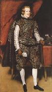 Portrait of Philip IV of Spain in Brown and Silver (mk08)
